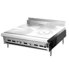 Thumbnail image #1 for Montague Company Legend C24-9E 24" Gas Countertop Add-A-Unit Range with Two 12" Even-Heat Hot Tops, Stainless Steel Front