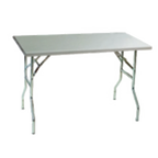 Thumbnail image #1 for Eagle Group Lok-n-Fold™ T3048F Rectangular Folding Table, 48 x 30 in, Stainless Steel Top, Painted Mild Steel Legs