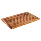 Thumbnail image #1 for Libbey APS Germany - Akazia APS 00884 Acacia Bread Station Cutting Board, Rectangular, 20-7/8" x 12-7/8" x 1", Slotted Crumb Shelf