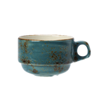 Thumbnail image #1 for Steelite International Steelite Performance, Craft Blue 11300217 Stackable Ceramic Coffee Cup, 7 oz, Blue Case of 3 Dozen