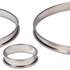 Thumbnail image #2 for JB Prince M266 3 Flan Ring, 3" Diameter x 3/4" High, Round, Rolled Edge, Stainless Steel