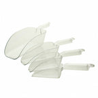 Thumbnail image #1 for Thunder Group PLSC064CL 64 oz Clear Polycarbonate Ice Scoop with Beveled Tip Case of 24