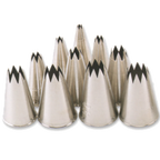 Thumbnail image #1 for Alegacy Foodservice Products 5045T Stainless Steel Size 5 Open Star Pastry Decorating Tip Case of 12