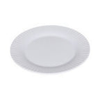 Thumbnail image #1 for G.E.T. Riva Maris WP-8-RMM-W 8-Inch Round Wide-Rim White Matte Melamine Plate Case of 12