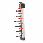 Thumbnail image #1 for Fiero (Formerly Forza Forni) STK0006 Wall-Mounted Pizza Stack Holder, 6-Capacity, Adjustable Thickness, Removable Stainless Steel Bracket
