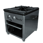 Thumbnail image #1 for Concasse FlamBe EESTF2X18 Low Stock Pot Stove, 18"W, 2 Independently Controlled Burner Rings, Stainless Steel