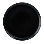 Thumbnail image #1 for G.E.T. Corona, Cosmos Pluto PA1941712324 9-Inch Round Porcelain Plate, Coupe Rim, Rolled Edge, Black Reactive Glaze Case of 2 Dozen