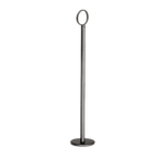 Thumbnail image #1 for TableCraft Products BK1908 Metal Number Stand, 8" Tall, 2.25" Diameter, Flat Bottom, Black Powder Coat Case of 12