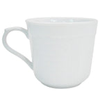 Thumbnail image #1 for CAC China Corona CRO-35 Porcelain Demitasse Cup, 3-1/2 oz, Round Embossed, Super White Case of 3 Dozen