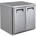 Thumbnail image #2 for QualServ (Middleby) UCRE336-SS61A U-Line Corporation (Middleby) Undercounter Reach-In Refrigerator, One-Section, 36-Inch, Solid Door, Stainless Steel