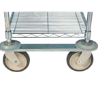 Thumbnail image #1 for 1880 Hospitality Focus Foodservice FTSC6 6-Inch Polyurethane Rigid Stem Caster Set, 250 lb Capacity Each Case of 4
