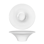Thumbnail image #1 for International Tableware FA-305 Conical Porcelain Trumpet Bowl, 84 oz, 12" Diameter x 4-1/8"H