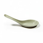 Thumbnail image #1 for G.E.T. Karma - EGS 020-3-ES Melamine Asian Soup Spoon, 5-1/2"L, Sand Interior/Ebony Exterior Case of 6