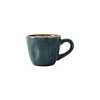 Thumbnail image #1 for Tuxton China Artisan Geode GGE-085 Porcelain Espresso Cup, 3-1/2 oz, Azure, with Handle Case of 2 Dozen