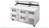 Thumbnail image #5 for True 67-Inch 2-Section Pizza Prep Table with 4 Drawers and Self-Contained Side-Mounted Refrigeration