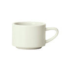 Thumbnail image #1 for Winco Birkhall BCC-75N-AW 7-1/2 oz Porcelain Stackable Coffee Cup, Round, American White Case of 3 Dozen