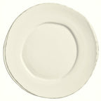 Thumbnail image #1 for Libbey Farmhouse FH-501 Porcelain Plate, 8" Round, Wide Rim, Cream White
