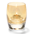 Thumbnail image #1 for Hollowick/Steelite Contour 6404G Glass Votive Candle Holder, Gold Lustre, 3-3/4"H x 3" Diameter