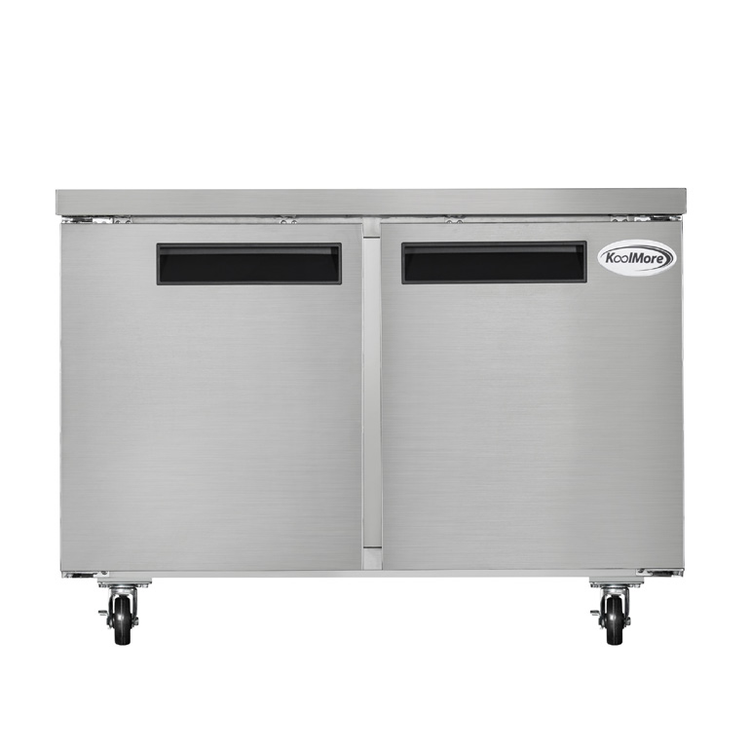 Product image #5 for Koolmore 48-Inch Two-Door Undercounter Freezer, Stainless Steel