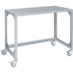 Thumbnail image #1 for Convotherm CBST62042CA Stainless Steel Bridge Stand with Solid Top and 3-Inch Swivel Casters with Brakes