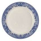 Thumbnail image #1 for Steelite International HL Ivory HL31063924 10-3/8" Round China Coupe Plate, Empire Willow Rim Blue 1 Dozen