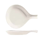 Thumbnail image #1 for Libbey Bedrock HS-18 China Skillet/Fry Pan Server, 18 oz, with Handle, Bright White, 11 x 8-3/8 x 1-1/4 in