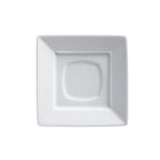 Thumbnail image #1 for G.E.T. Corona, Zen PA1101970324 . . Porcelain Saucer, 5-1/2-Inch Square, Rolled Edge, Bright White Dozen Case of 2 Dozen