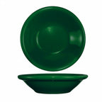 Thumbnail image #1 for International Tableware Cancun CAN-11-G Green Ceramic Fruit Bowl, 5 oz, 4-3/4" Round Case of 3 Dozen