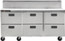 Thumbnail image #5 for Centerline by Traulsen 72-Inch 6-Drawer Mega Top Prep Table Refrigerator