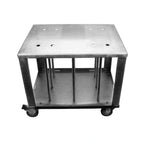 Thumbnail image #1 for G.E.T. Strata ST11102001 Buffet Serving System Stack/Storage Cart, Stainless Steel, 30 x 22 x 25-1/2 in, 1 Solid Shelf