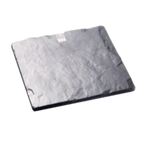 Thumbnail image #1 for G.E.T. Granville SB-1471-BK Rectangular Melamine Display Shelf with Foot, Faux Slate, 14"W x 7"D x 3/4"H Case of 6