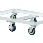 Thumbnail image #1 for New Age 51619 14-Bushel Aluminum Dolly, 1,500 lb Capacity, 6 5-Inch Casters