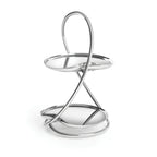 Thumbnail image #1 for Steelite International Robert Welch, Drift 5977RW106 Two-Tier Buffet Stand, Free-Form, Stainless Steel, 8.5"H