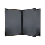 Thumbnail image #2 for Risch WOOD-4V 5.5X8.5 Wood Menu Cover, 5-1/2 x 8-1/2 in, Booklet, 4-View Case of 25
