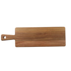 Thumbnail image #1 for TableCraft Products Acacia 11293 Rectangular Wood Serving Board with Handle, 22 x 8 x 3/4 inch Case of 8