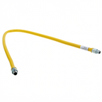 Thumbnail image #1 for AllPoints Foodservice Parts & Supplies Mavrik 8016544 Gas Connector Hose, 60 in, 1/2 in Connection, PVC-Coated Stainless Steel