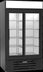 Thumbnail image #5 for Beverage-Air MarketMax 2-Section Black Sliding Glass Door Reach-In Refrigerated Merchandiser, 35.4 Cu. Ft.