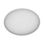 Thumbnail image #2 for G.E.T. Roca Balance RO-2-1612-WM/GRM 16 x 12 in Oval Melamine Platter, White Interior/Gray Exterior Case of 6