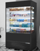 Thumbnail image #5 for True 48-Inch Vertical Glass-Sided Open Air Merchandiser Refrigerator with 4 Adjustable Illuminated Shelves