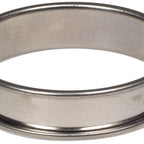 Thumbnail image #1 for JB Prince M266 2.5 Stainless Steel Flan Ring, 2-1/2" Diameter x 5/8"H, Round, Rolled Edges