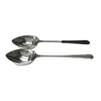 Thumbnail image #1 for G.E.T. GET BSRIM-26 6 oz Slotted Portion Control Serving Spoon, 12 in, 18/8 Stainless Steel Case of 12