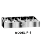 Thumbnail image #1 for Piper Products/Servolift Eastern P-4 4-Compartment Stainless Steel Silverware Dispenser with Pans