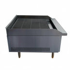Thumbnail image #2 for SABA CB-24 24" Countertop Gas Radiant Charbroiler with Manual Controls, Cast-Iron Grate and Splash Guard