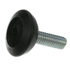 Thumbnail image #1 for AllPoints Foodservice Parts & Supplies 281619 Non-Skid Table Leveler, 1 in Stem, 5/16 in Thread, 1-1/8 in Base, Thermoplastic Rubber