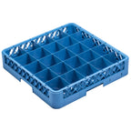 Thumbnail image #1 for Kadra Kitchenware Castro CR-25-B Glass Rack Base, 25 Compartments, Blue, 19.5"W x 4"H Case of 6