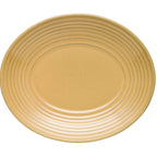 Thumbnail image #1 for Libbey Canyonlands 109751 Ceramic Oval Platter, 12-1/8" x 10-1/8" x 1-1/2"H, Terracotta/Tan