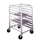 Thumbnail image #1 for Winholt Equipment AL-1810-H Mobile Aluminum Half-Height Pan Rack, Open Sides, End Loading, 20 14" x 18" or 10 18" x 26" Pans