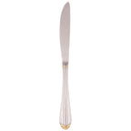 Thumbnail image #1 for Ten Strawberry Street Parasian Gold PAR-DK Dinner Knife, 9 in, 18/0 Stainless Steel, Solid Handle, Parisian Gold Pack of 48