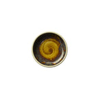 Thumbnail image #1 for Steelite Performance, Aurora Vesuvius Amber 17840471 Round Alumina Vitrified Stacking Tray, 2 oz, 3", Amber 1 Dozen