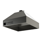 Thumbnail image #1 for Empire Bakery Equipment EMP-KH-45 Type II Condensate Hood, 47-1/2"W x 47-1/2"D, 8" Flue Outlet, Stainless Steel